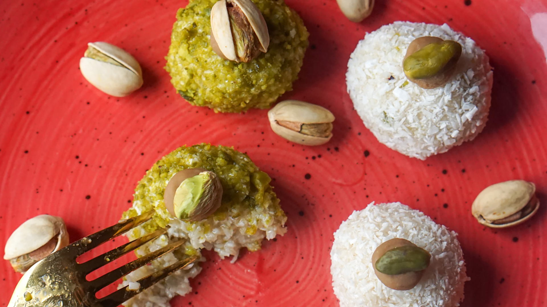 Pistachio Coconut Balls