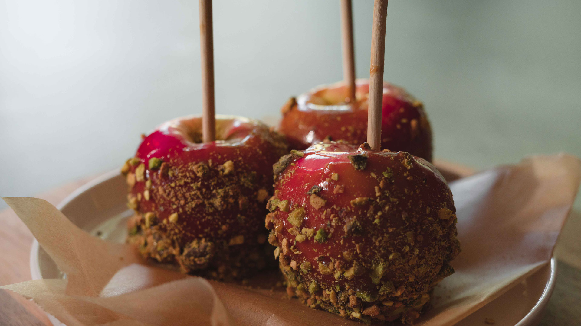 Miso Caramel Apples