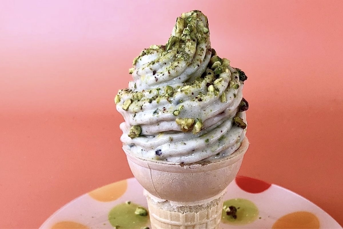 Pistachio Banana Soft Serve