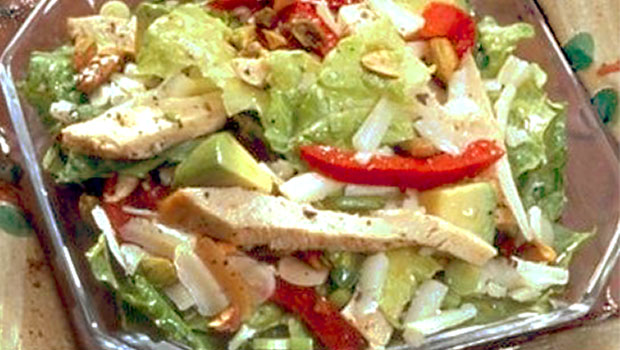 Pistachio Turkey Supper Salad