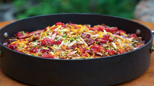 Rice with Sour Cherries 