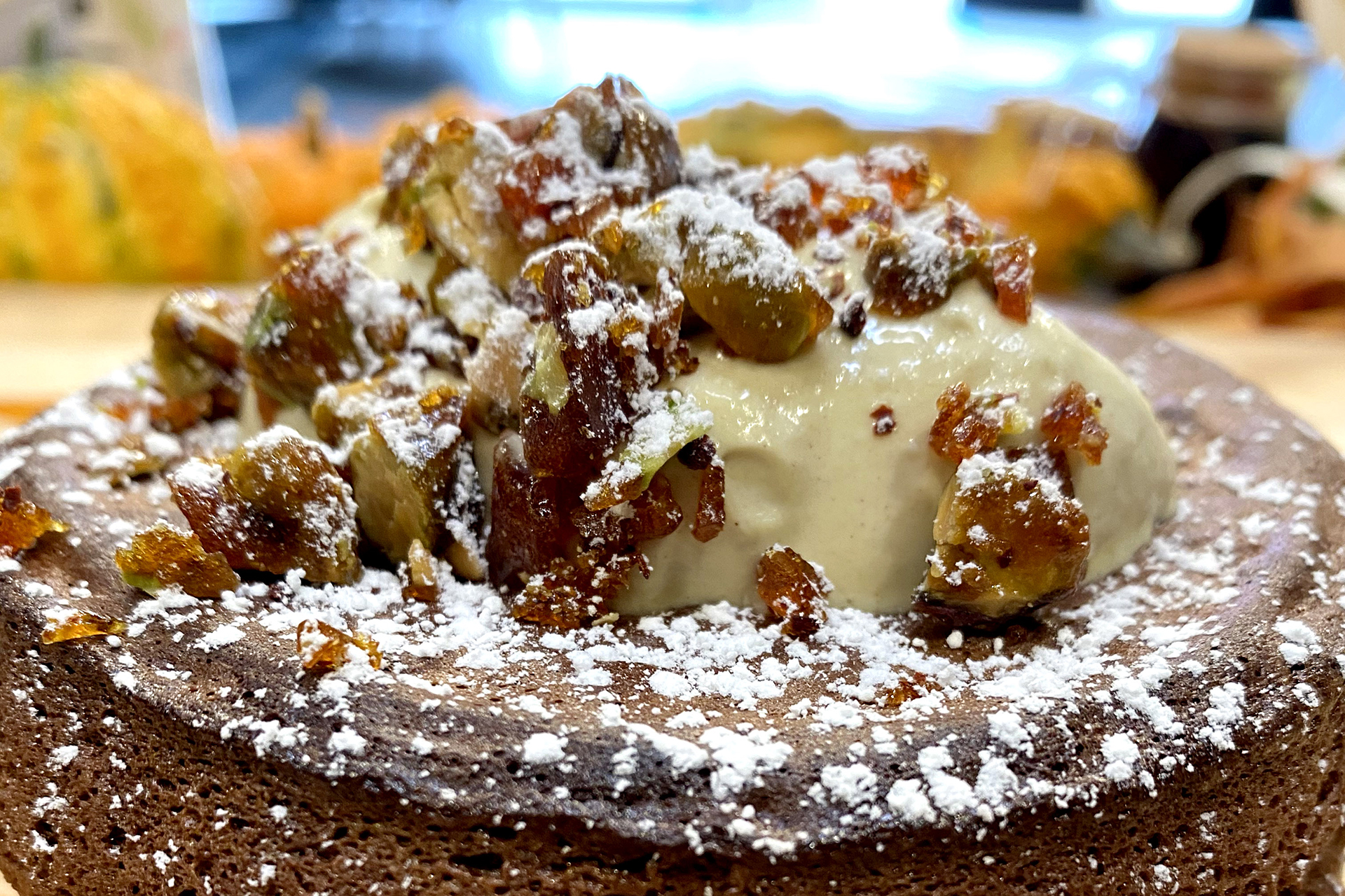 Pistachio Chocolate Soufflé