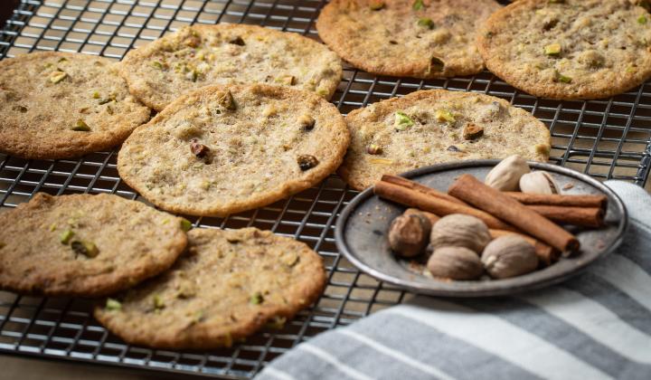 Pistachio Autumn Cookies