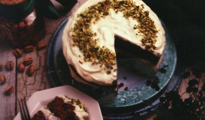 Pistachio Irish Whiskey Cake